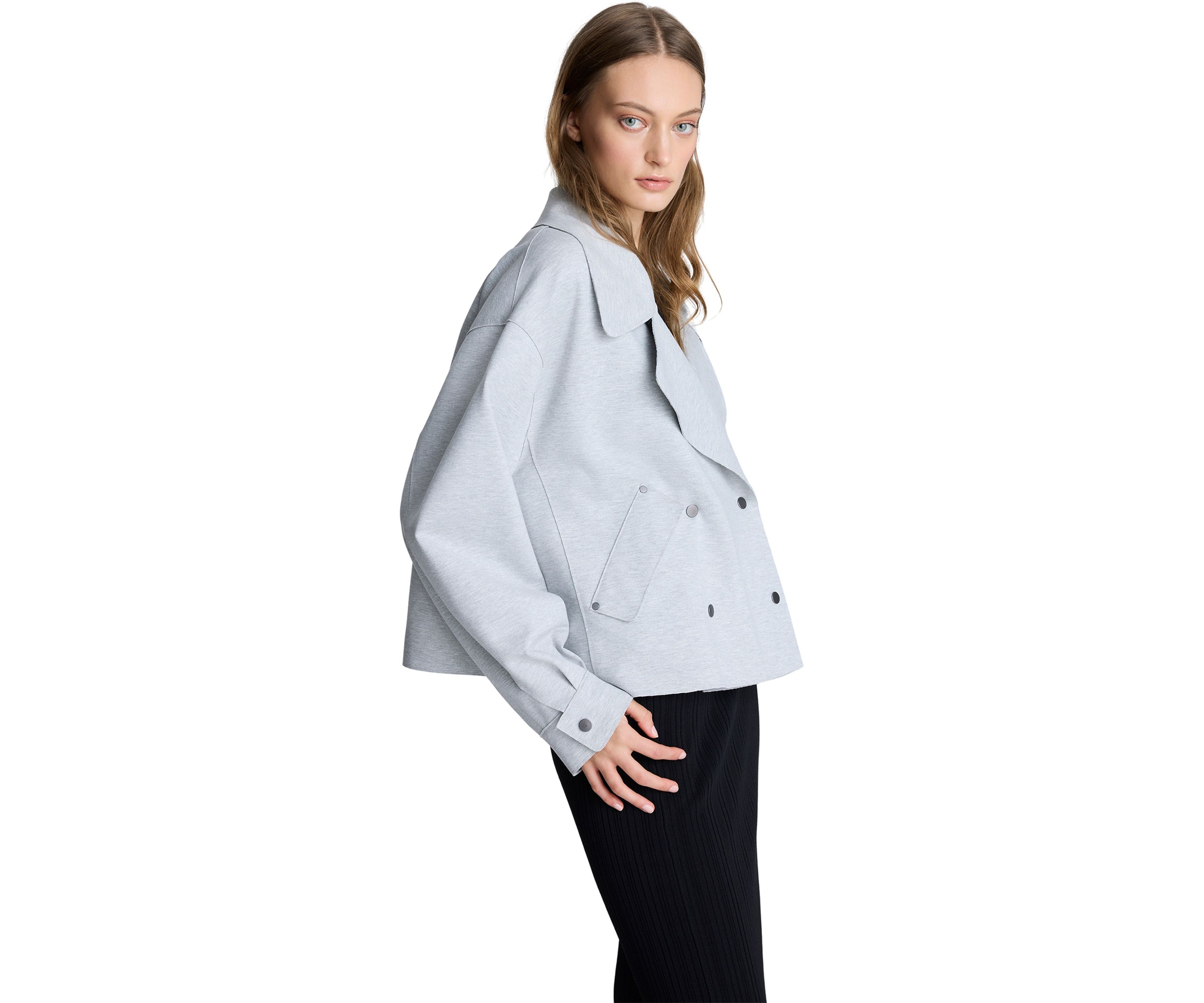 Womens Front Short Trench Coat