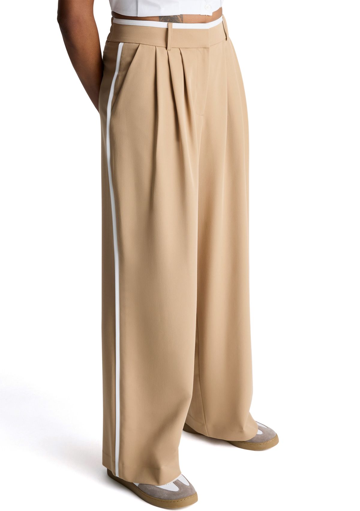 Womens Wide Leg Trousers
