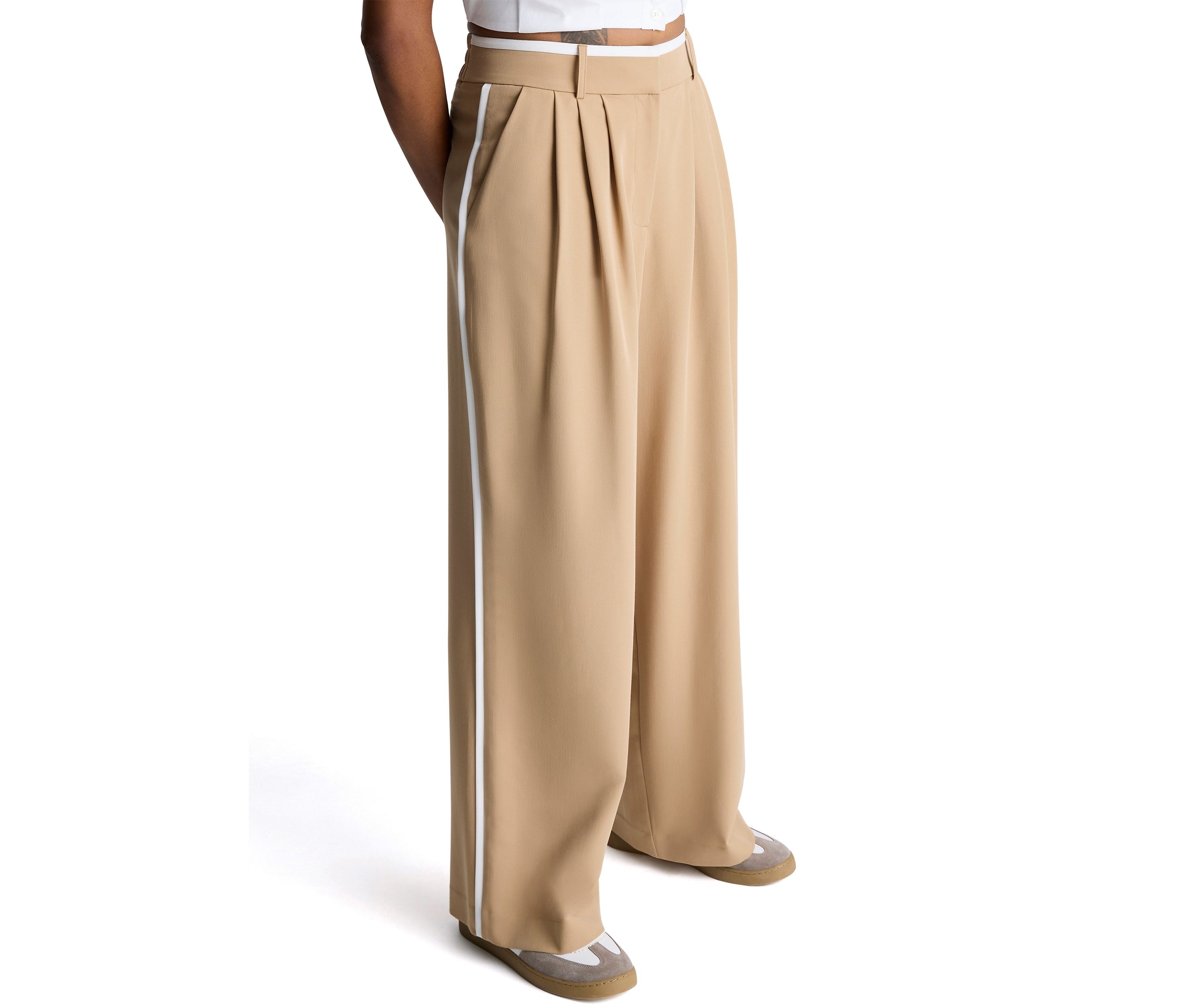 Womens Wide Leg Trousers