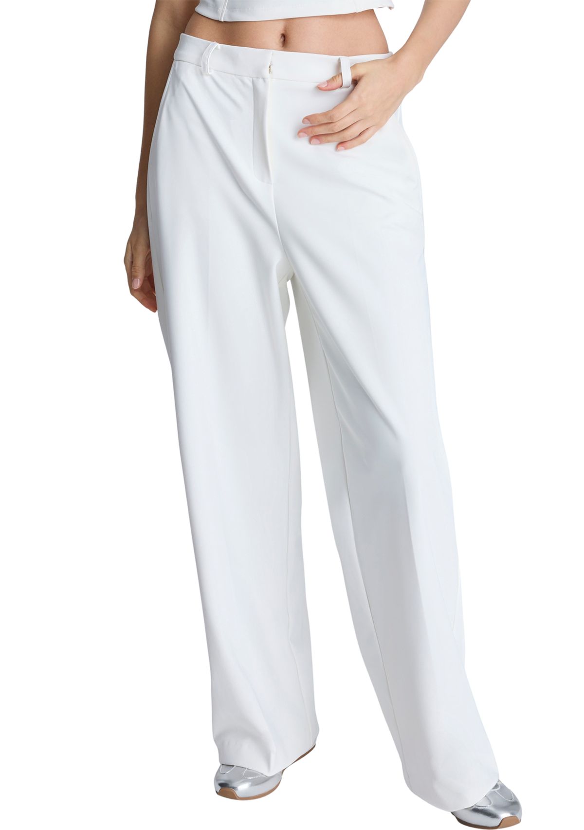 Womens Wide Leg Trousers 