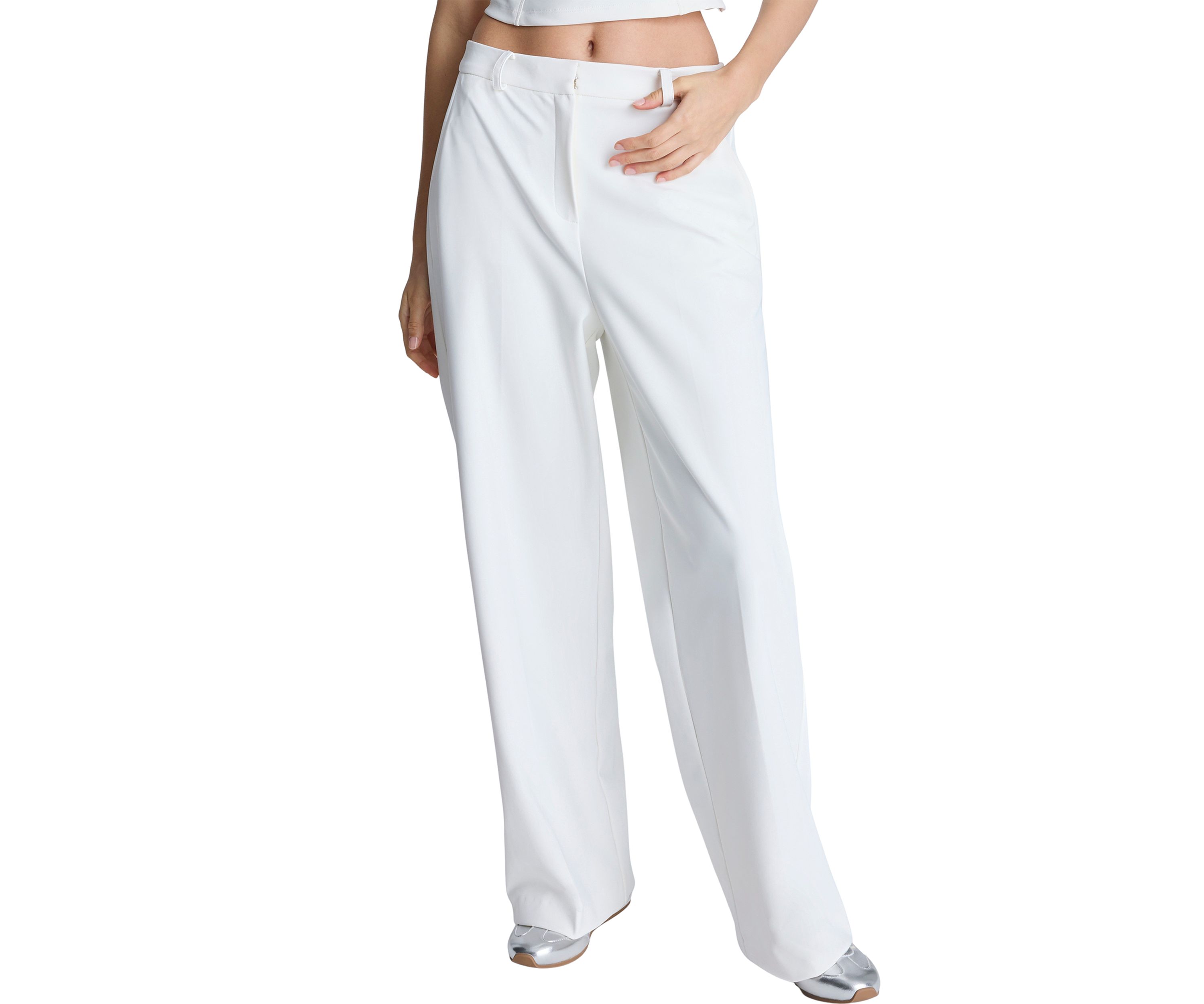 Womens Wide Leg Trousers 