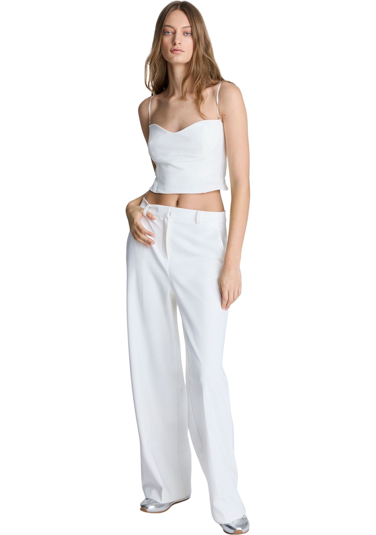 Womens Wide Leg Trousers 