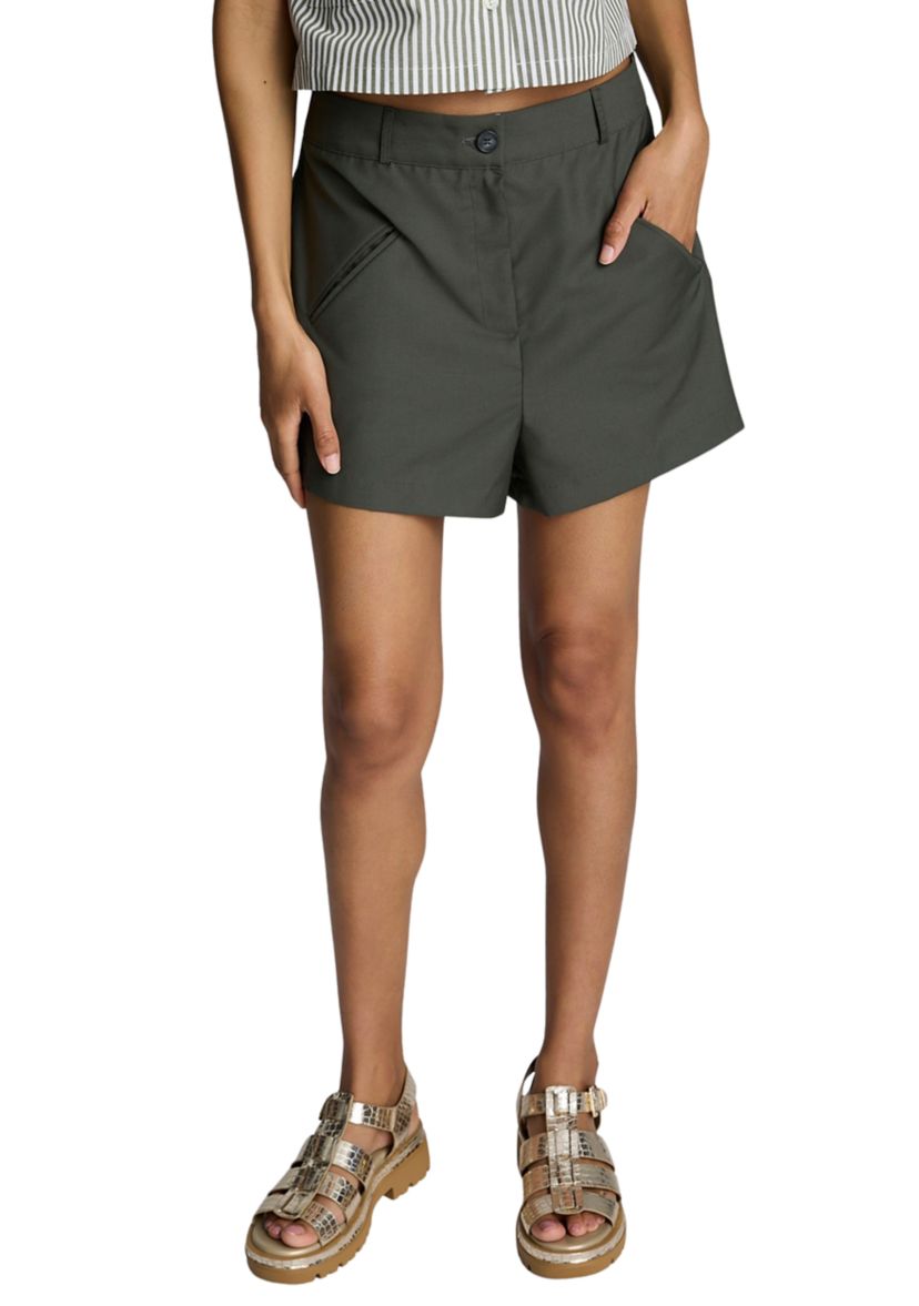 Womens Slant Pocket Shorts