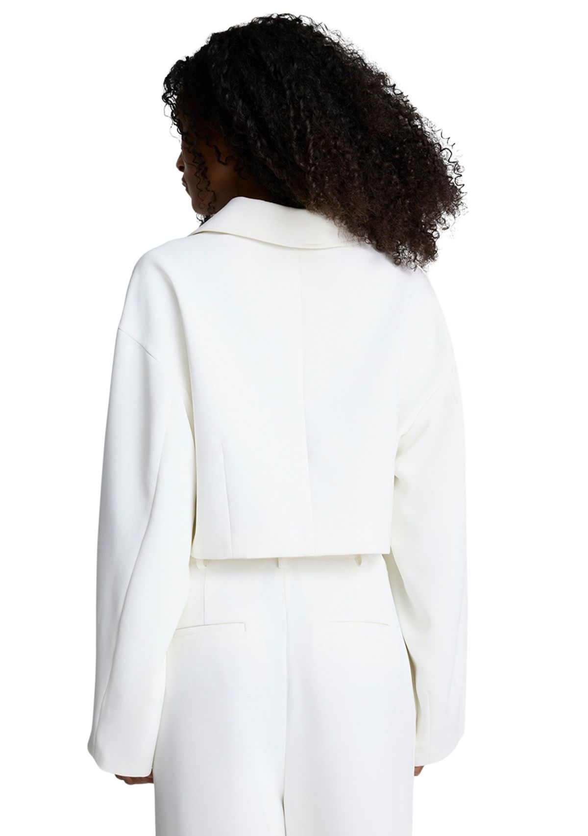 Womens Button Long Sleeve Zip Front Jacket