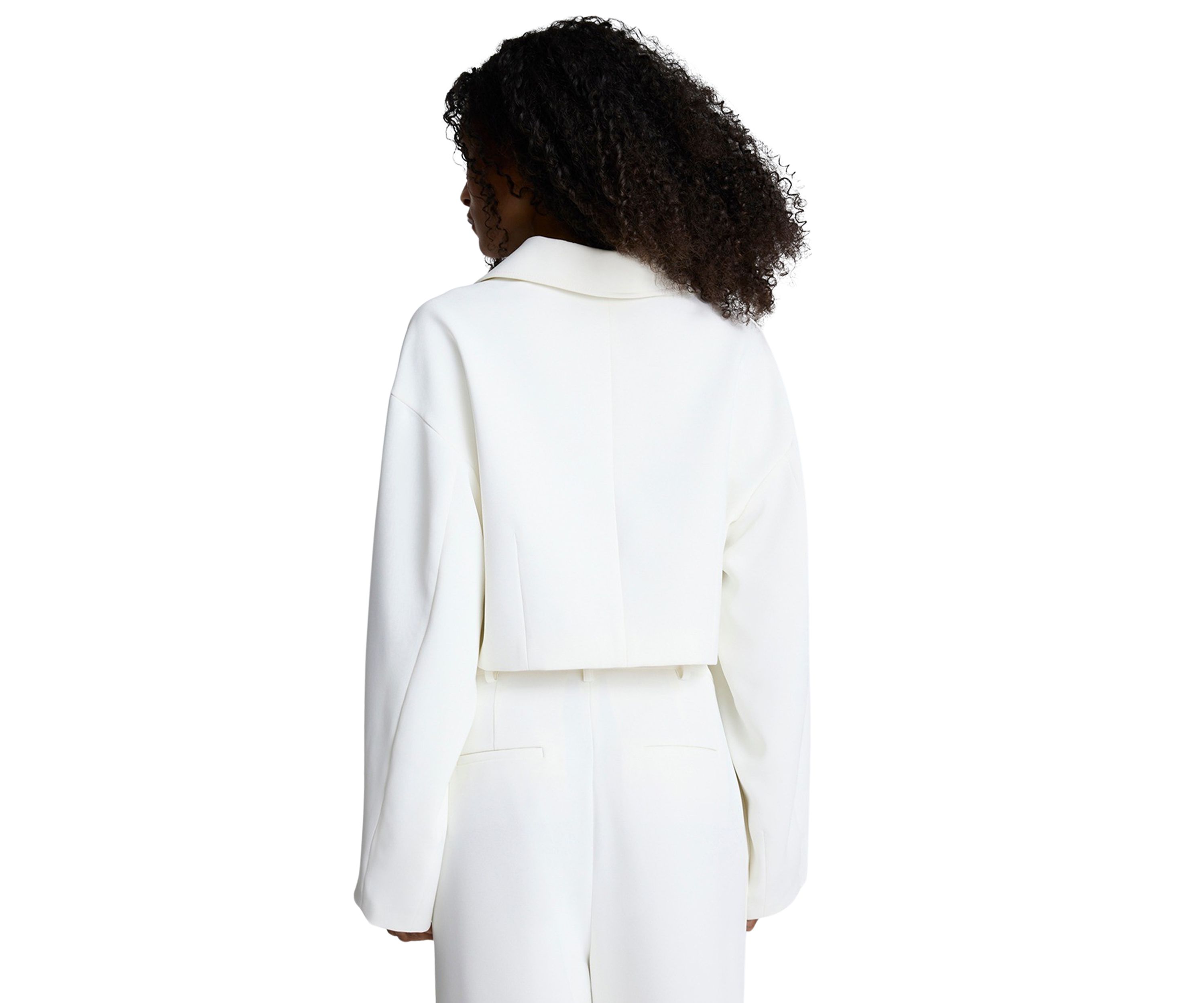 Womens Button Long Sleeve Zip Front Jacket