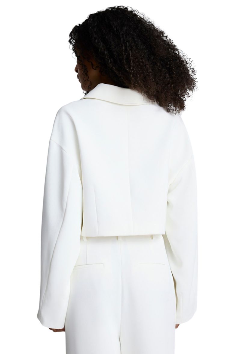 Womens Button Long Sleeve Zip Front Jacket