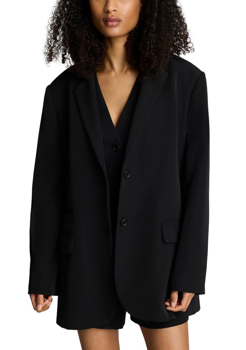 Womens Double Breasted Button Front Jacket