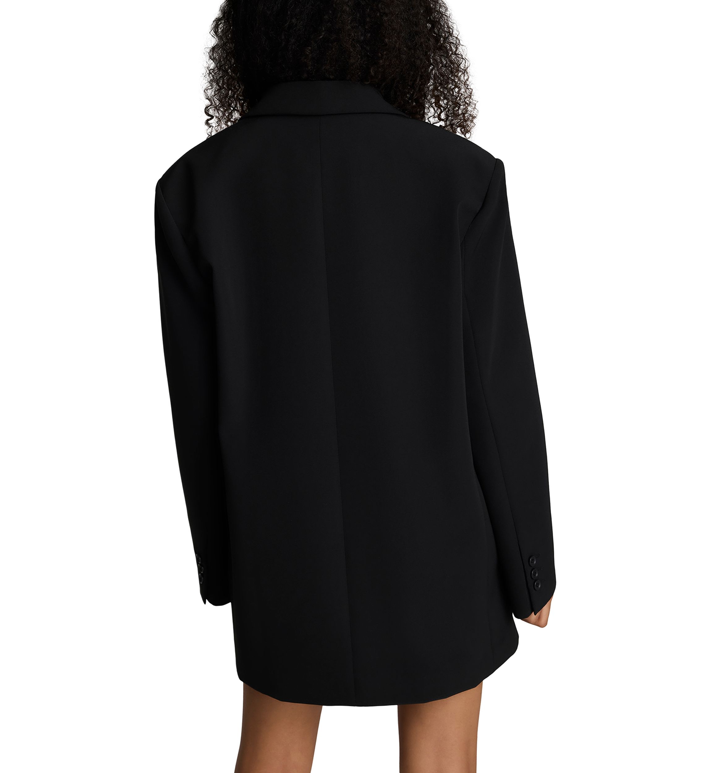 Womens Double Breasted Button Front Jacket