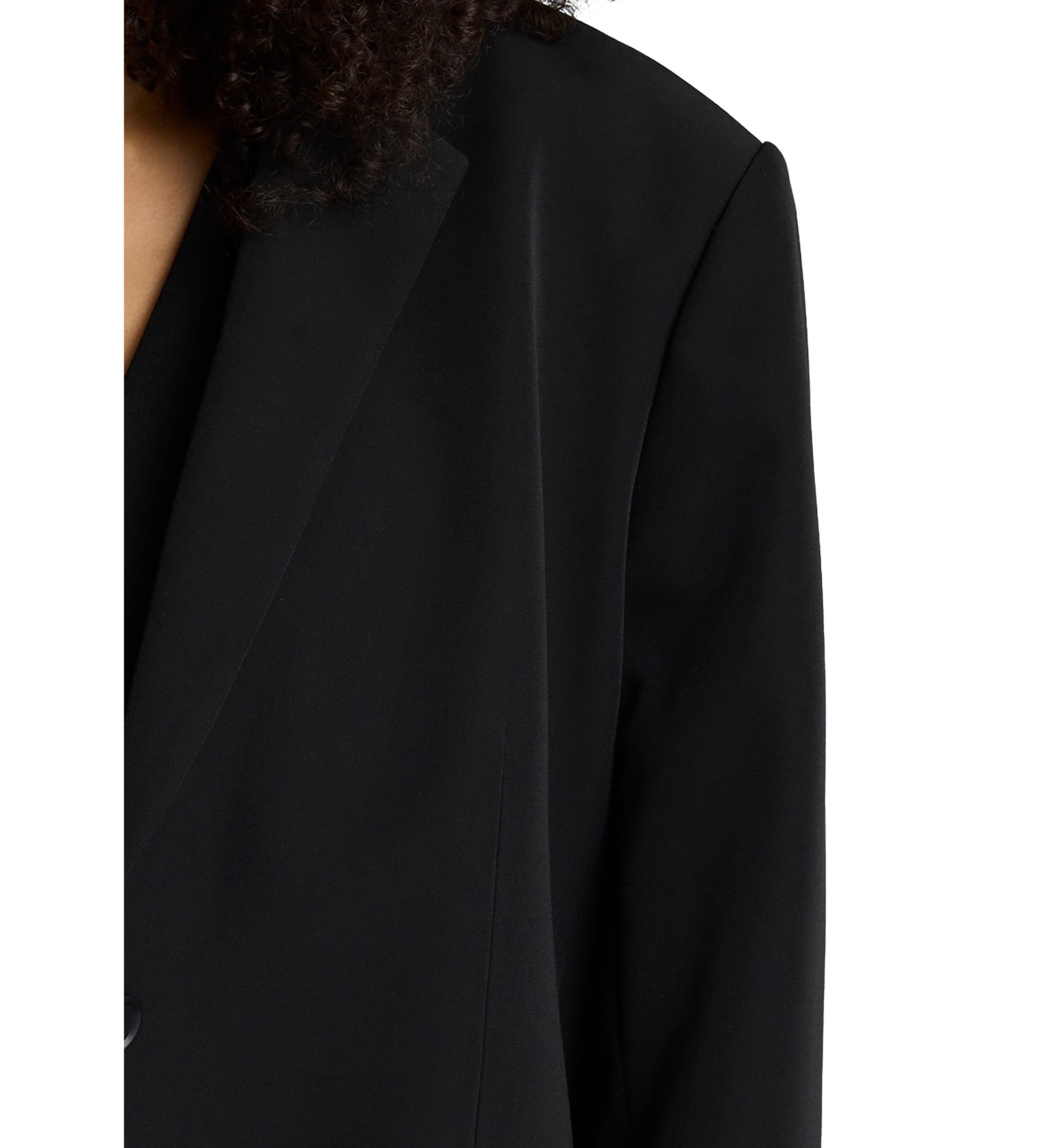 Womens Double Breasted Button Front Jacket