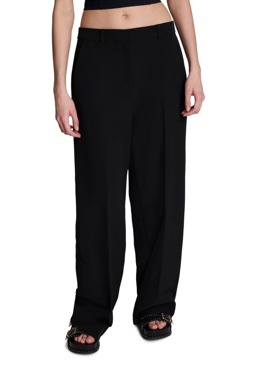 Womens High Rise Wide Leg Pants