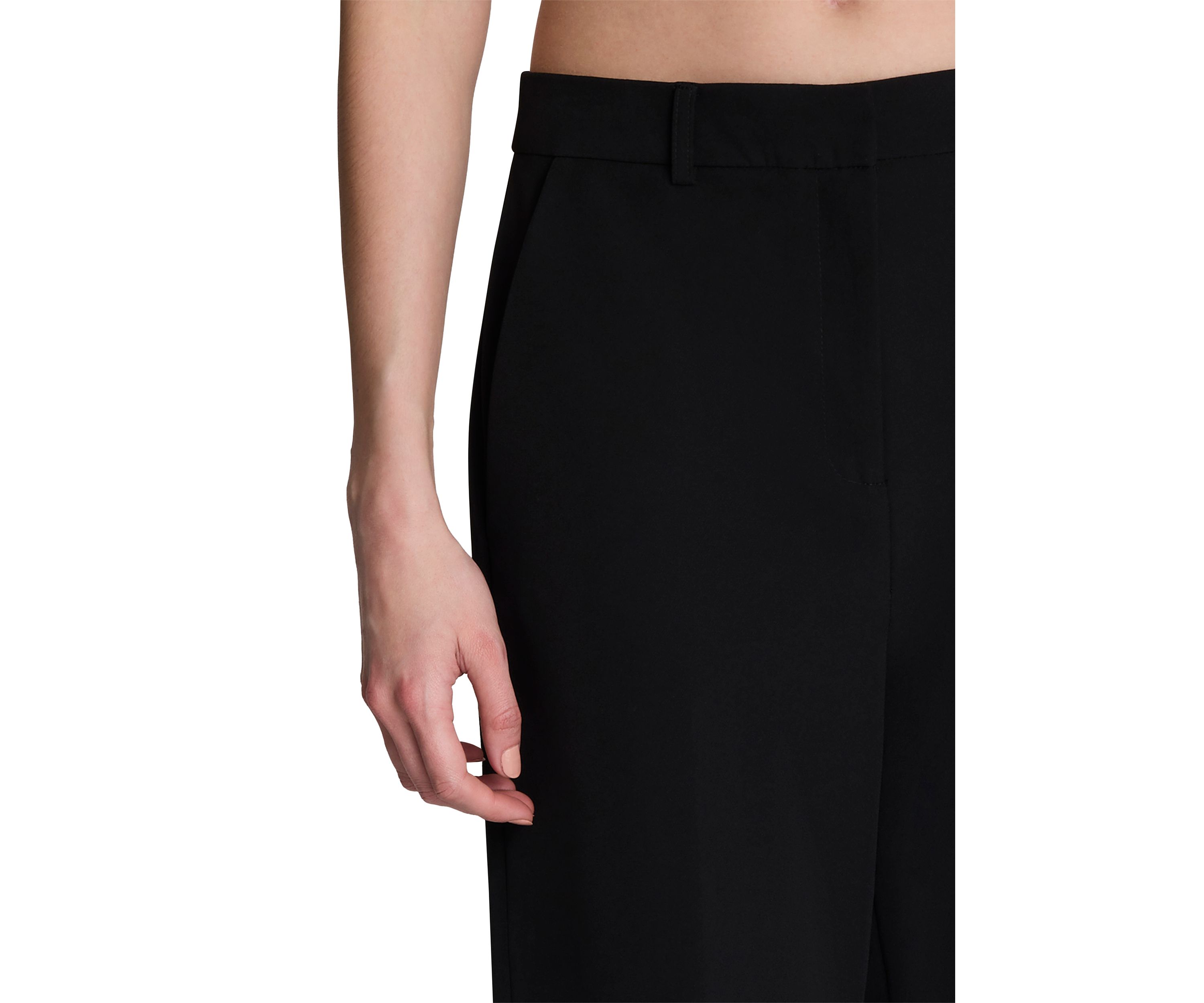 Womens High Rise Wide Leg Pants