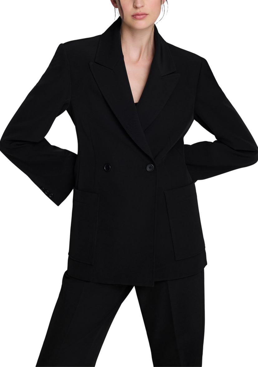 Womens Double Breasted Contour Jacket