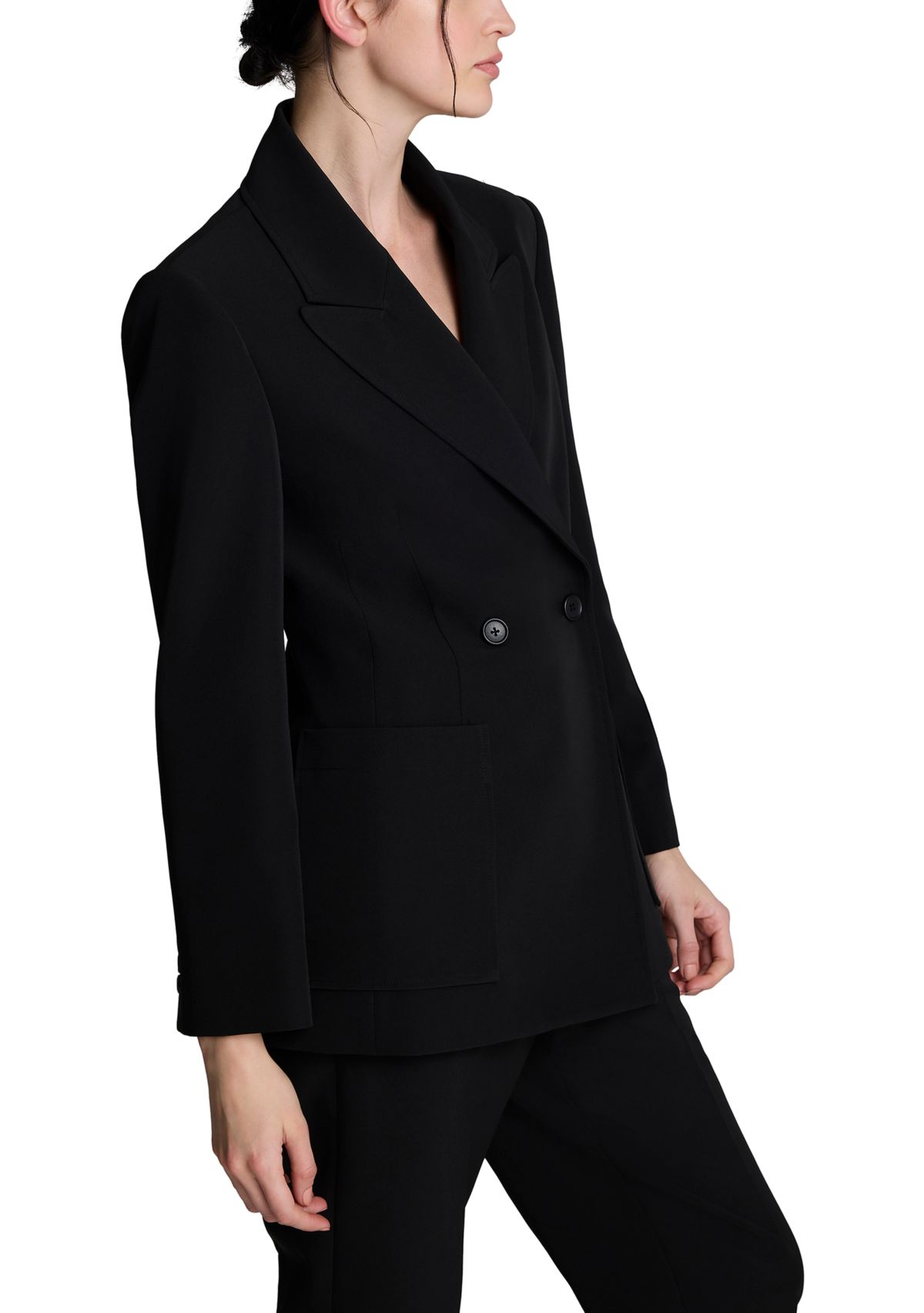 Womens Double Breasted Contour Jacket