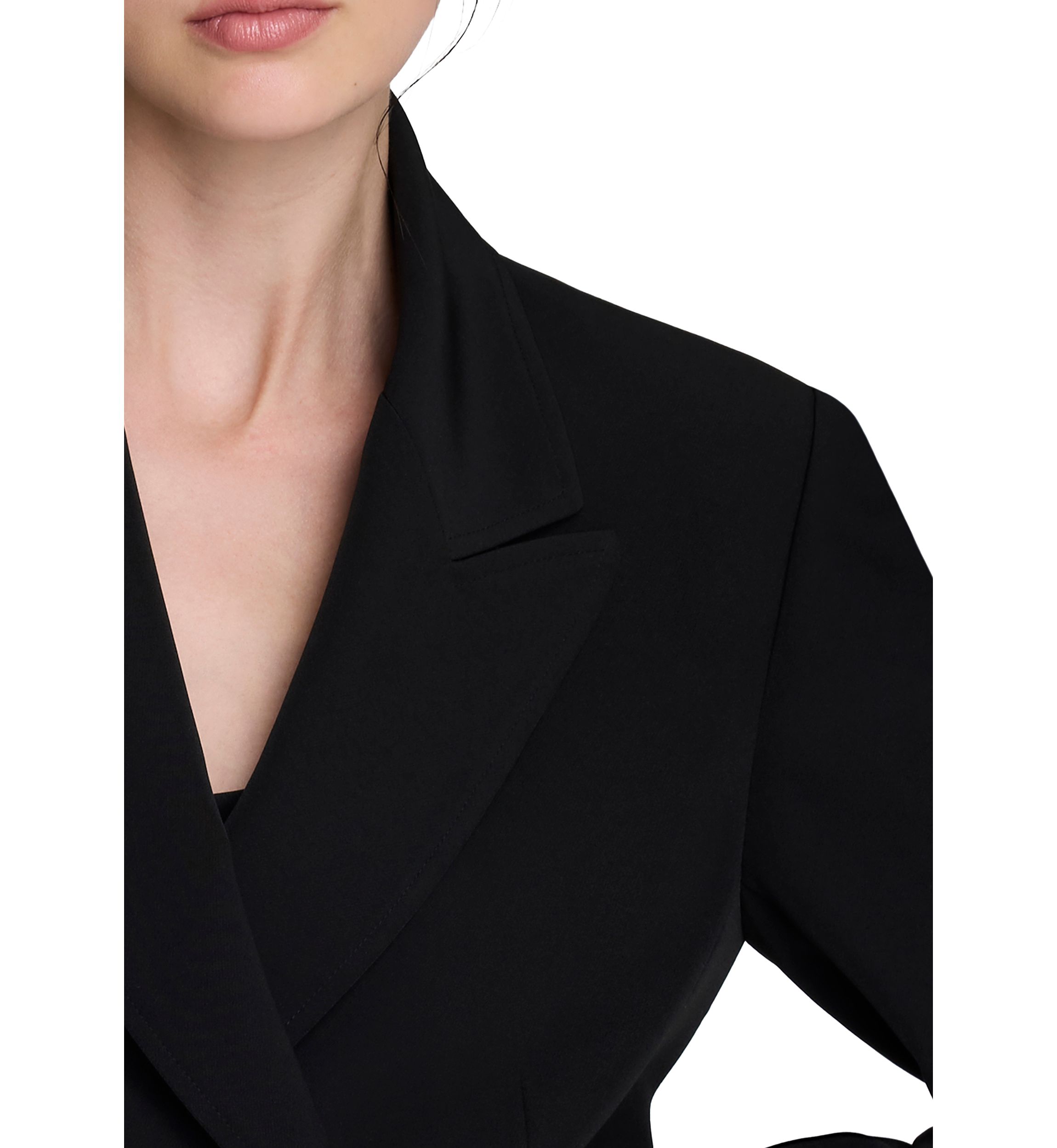 Womens Double Breasted Contour Jacket