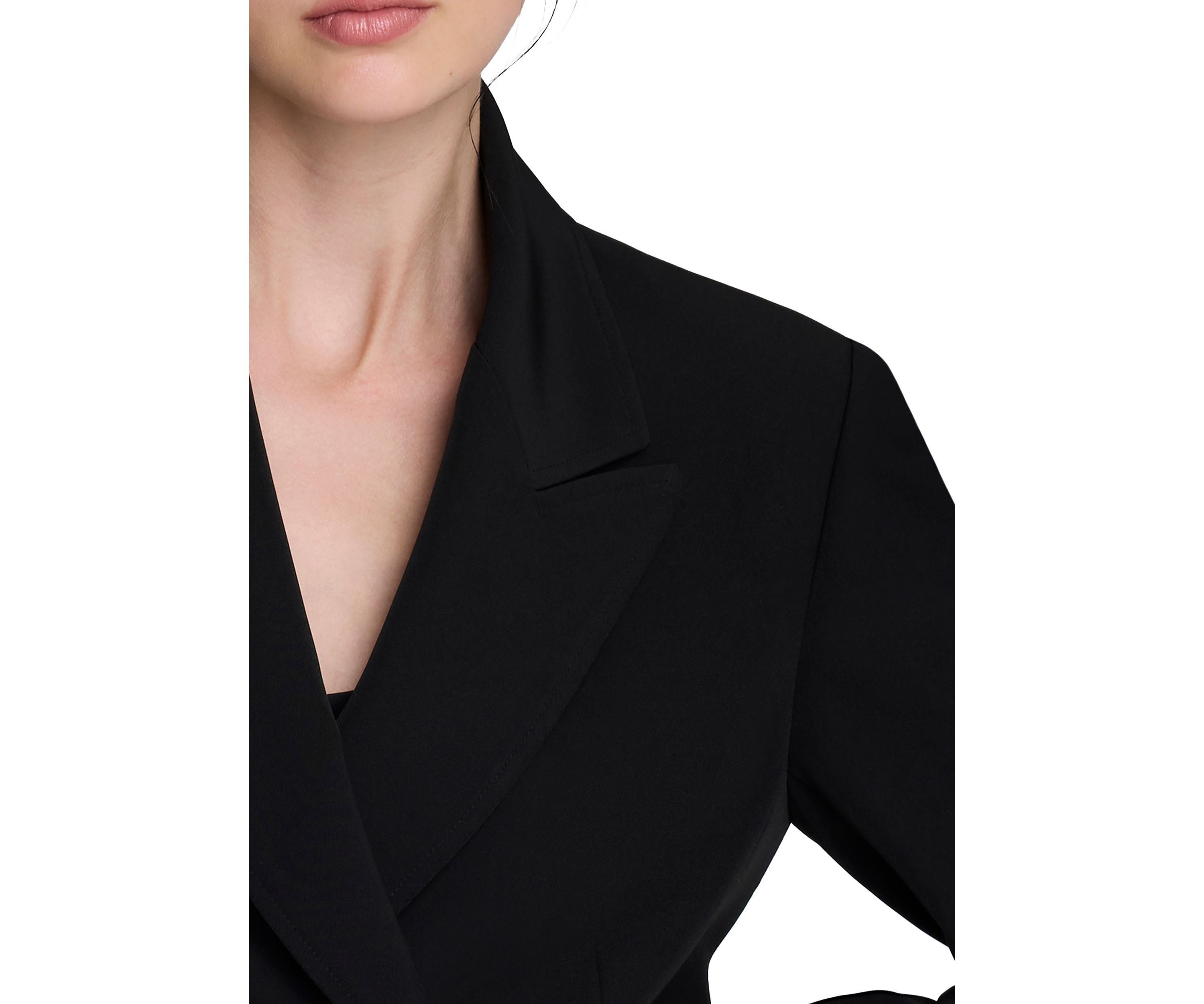 Womens Double Breasted Contour Jacket