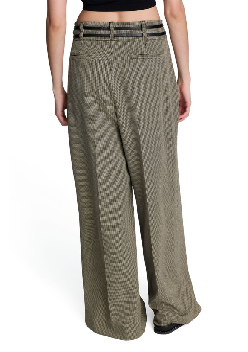 Womens Wide Leg Menswear Pants