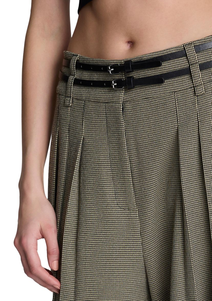 Womens Wide Leg Menswear Pants