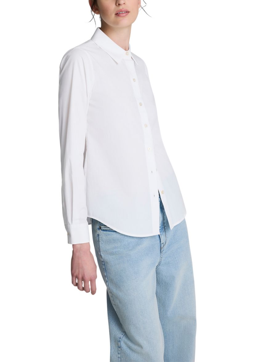 Womens Fitted Button Front Top
