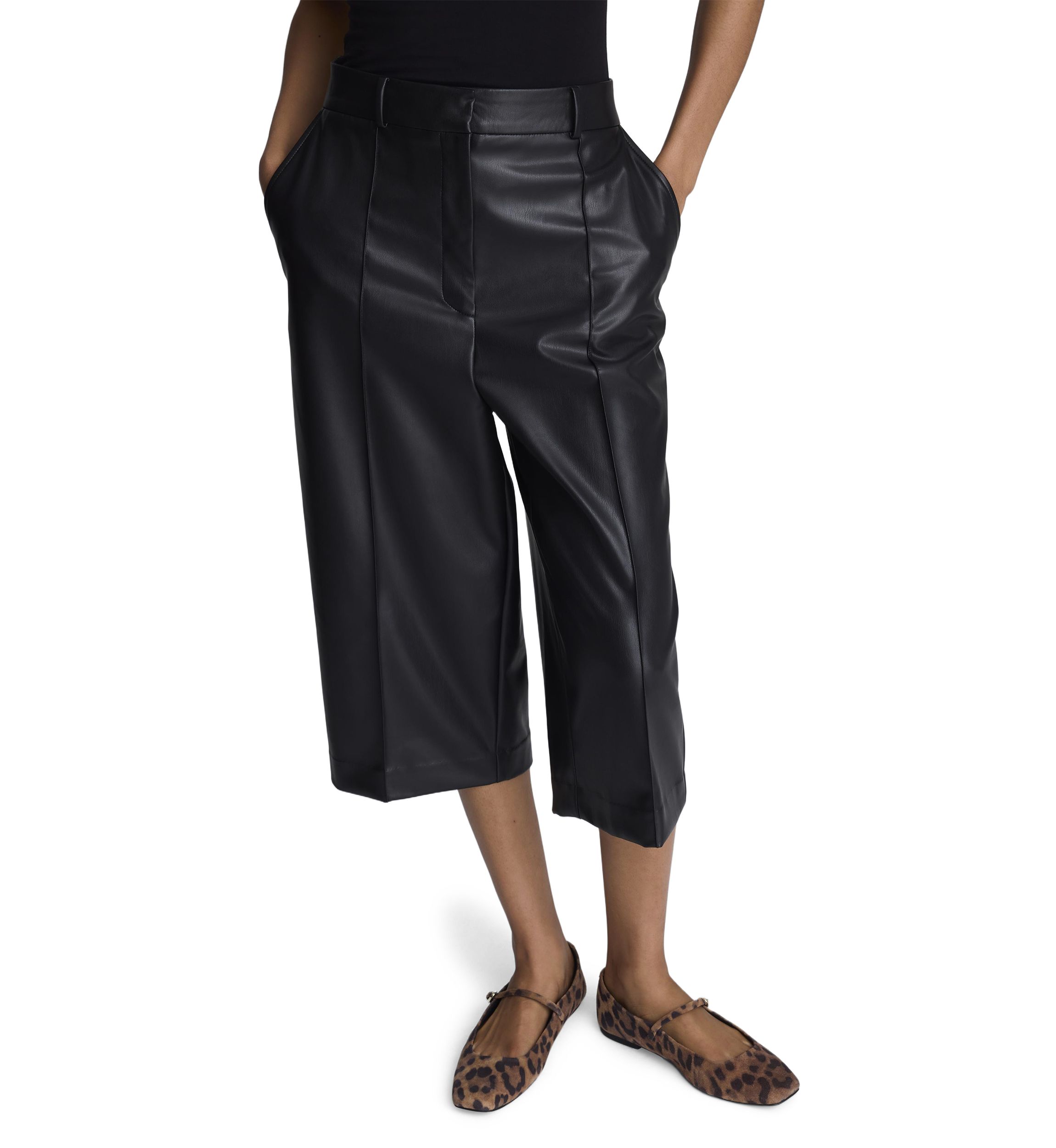 Pleated Wide Leg Pants 