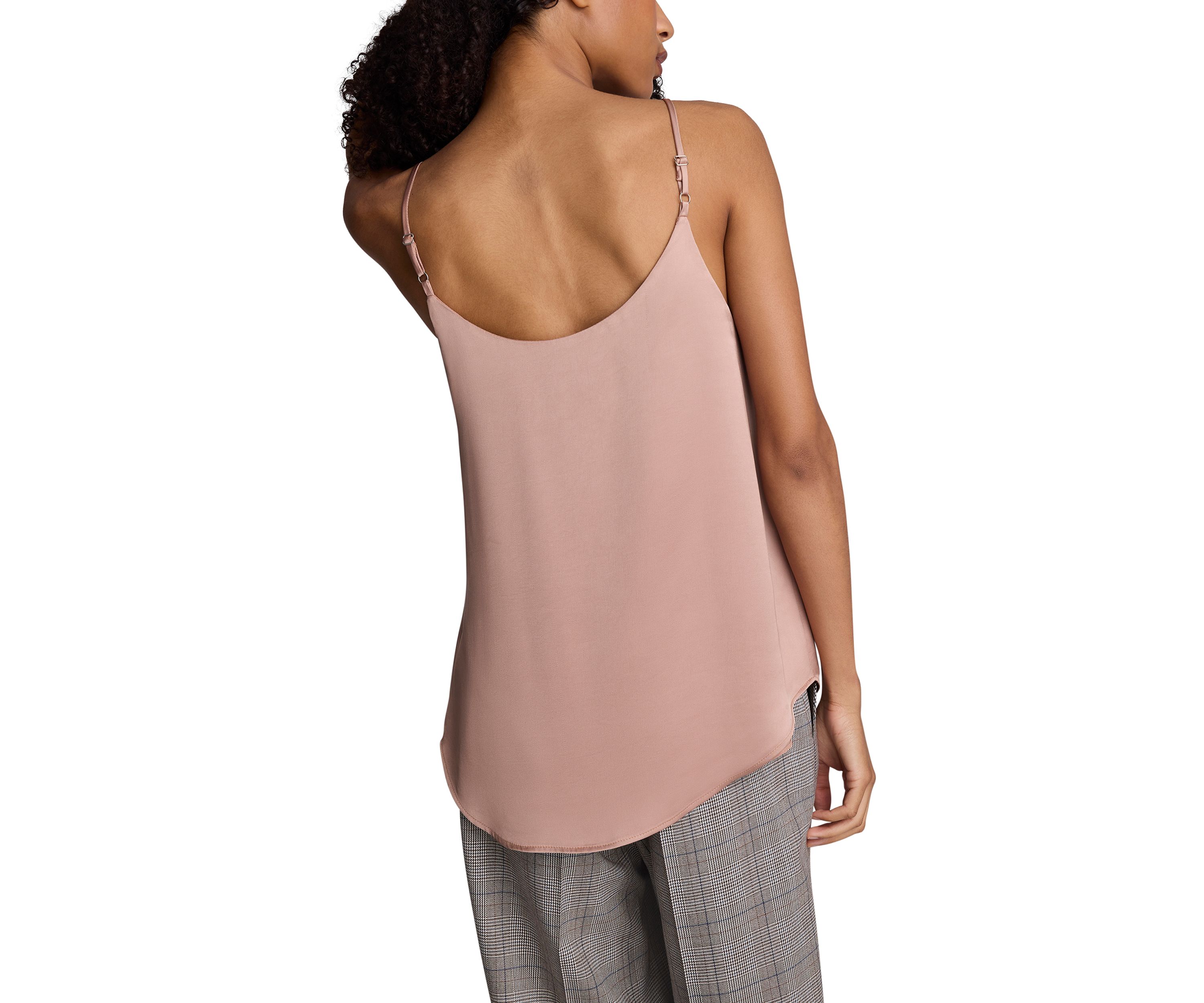 Womens Scoop Neck Solid Cami