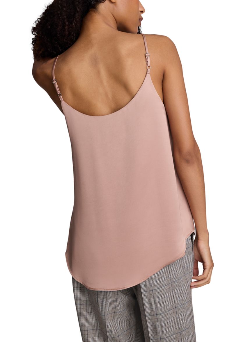 Womens Scoop Neck Solid Cami