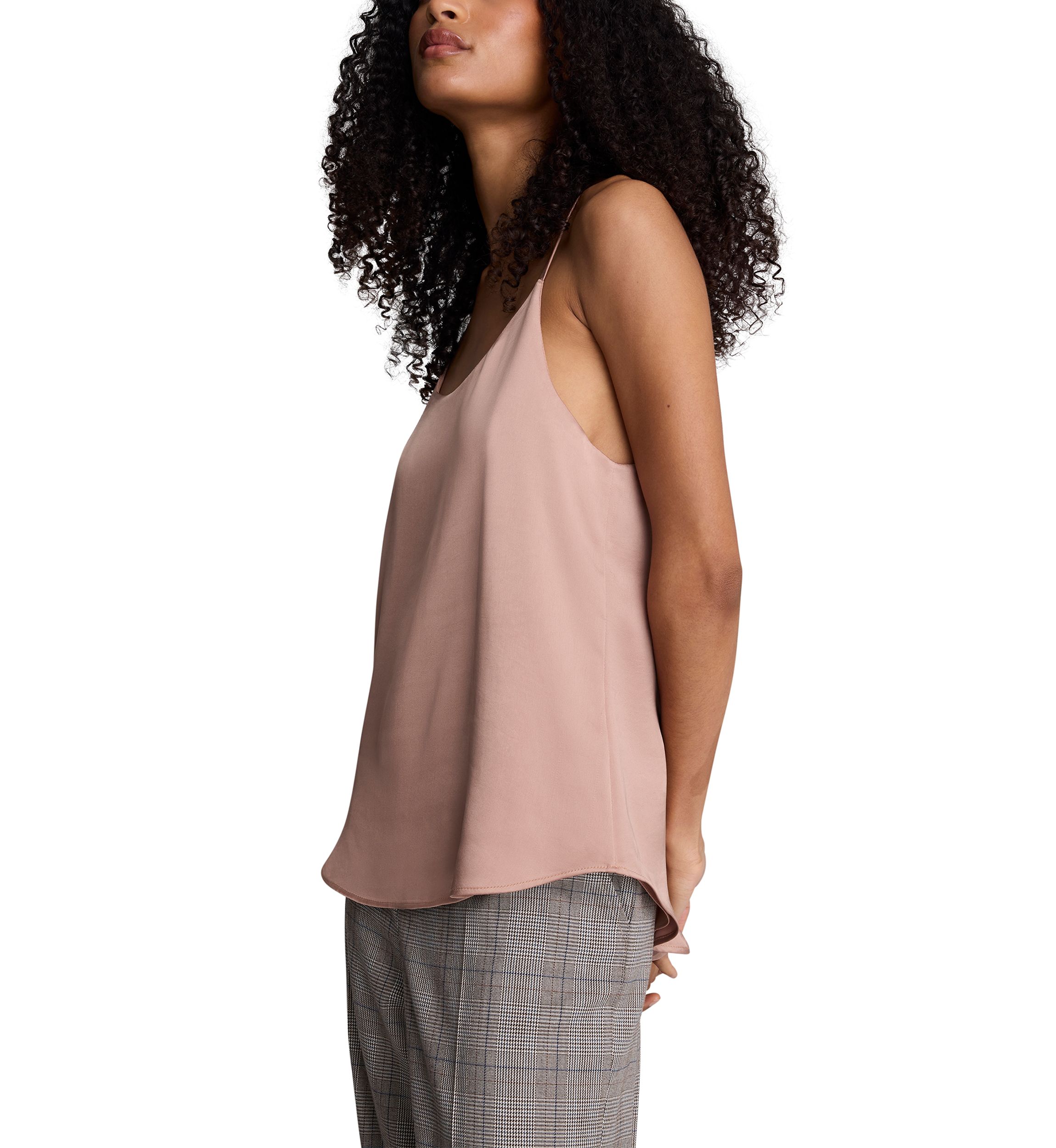 Womens Scoop Neck Solid Cami