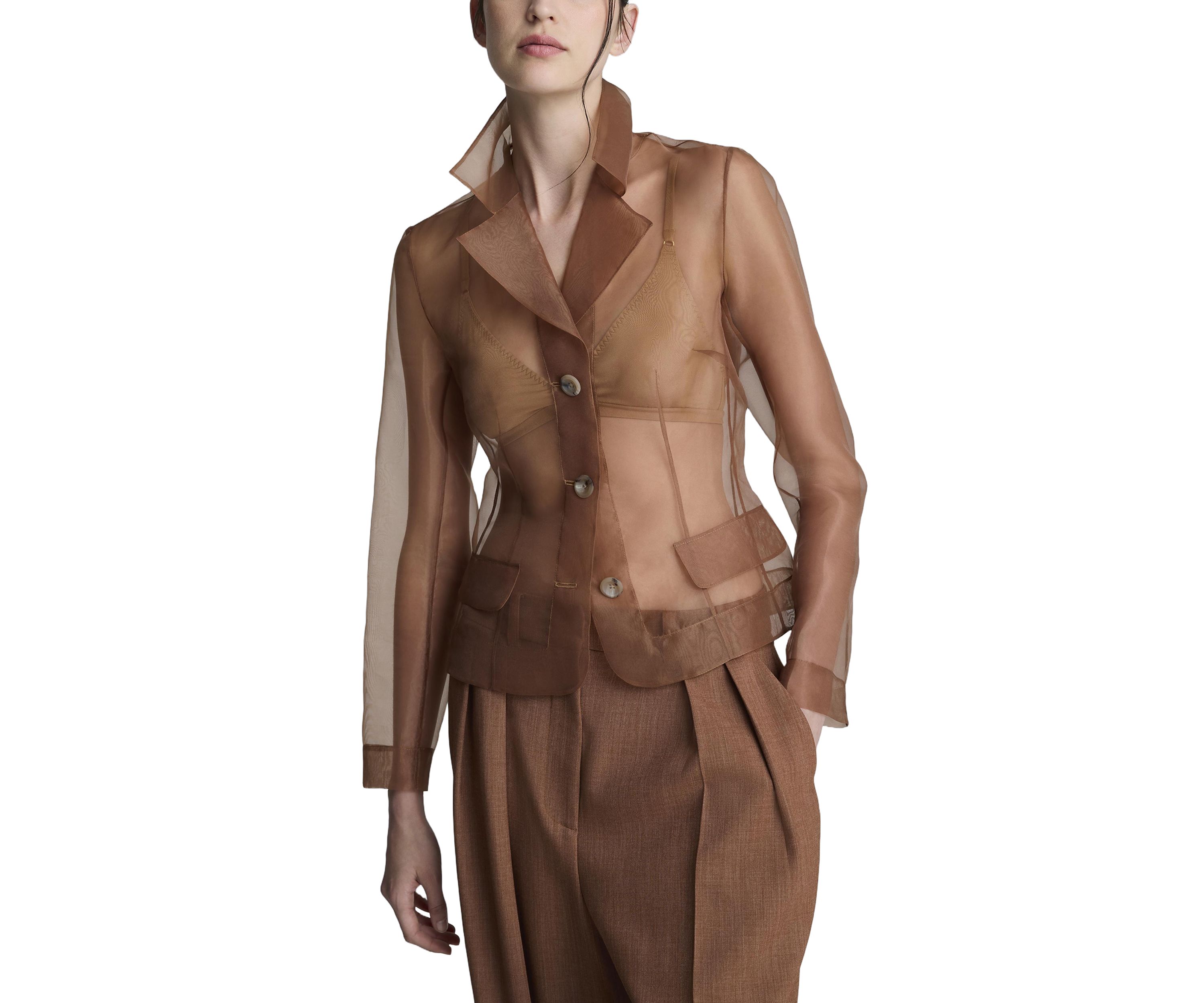 Womens Organza Blazer 