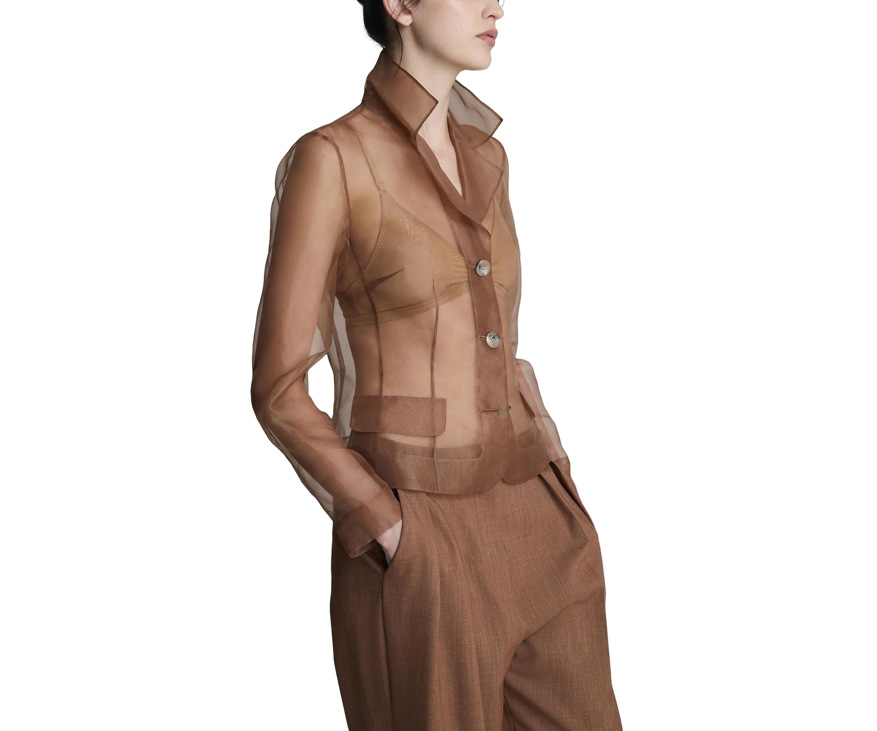 Womens Organza Blazer 