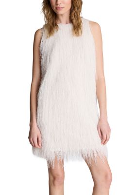 Kenneth Cole Women's Fringed Mini Dress, Large