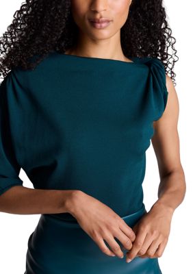 Kenneth Cole Women's Mini Cowl Neck Cutaway Tank Top