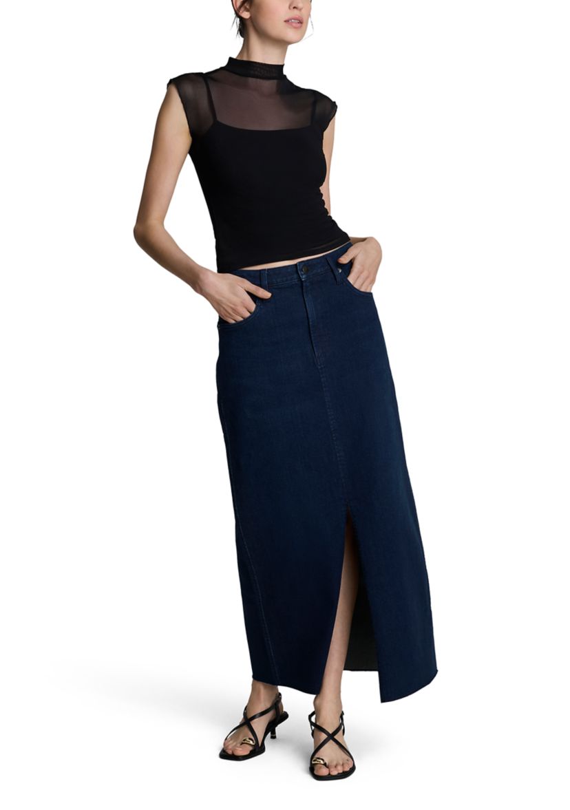 Womens Layered Mesh Mock Neck Top