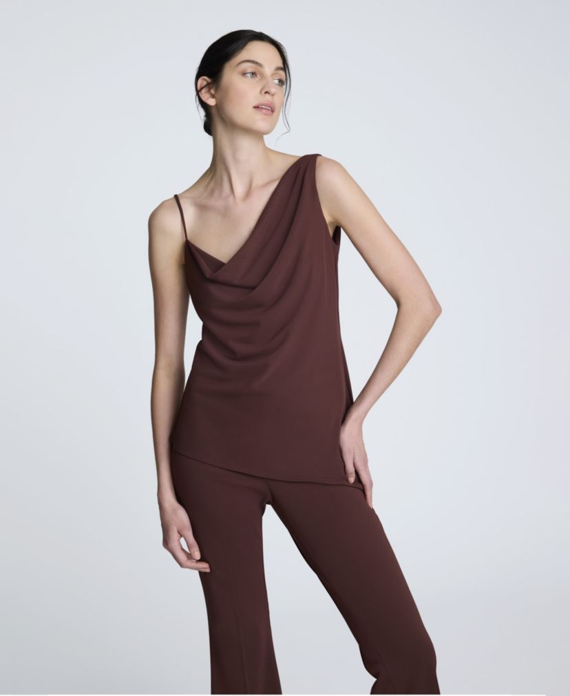 Sleeveless Asymmetrical Cami