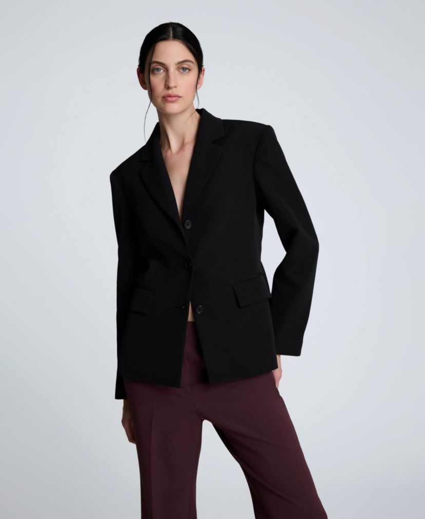 Three Button Contour Jacket