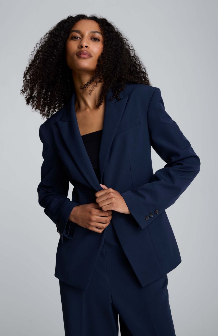 Slim One Button Jacket