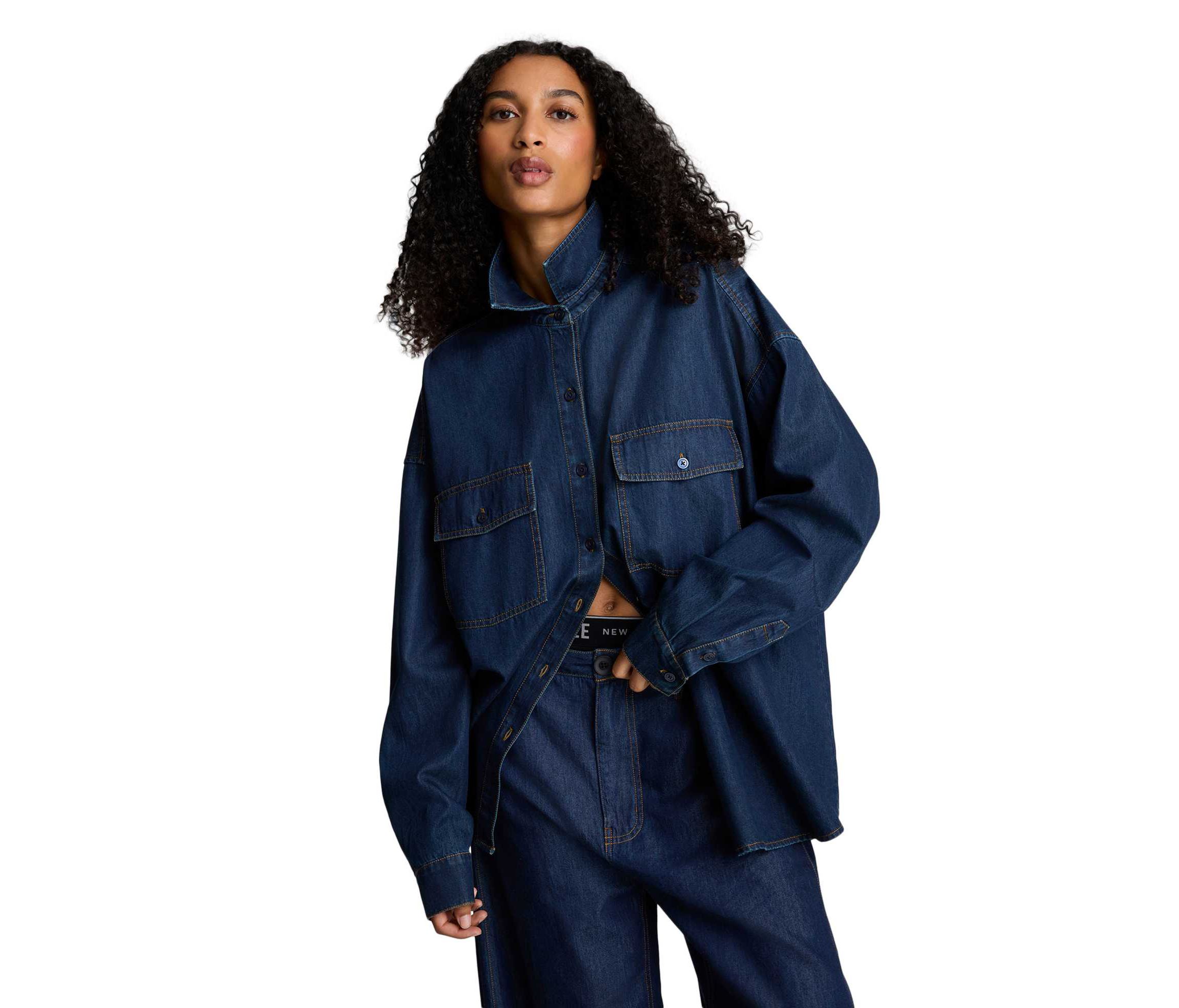 Denim Oversized Shirt