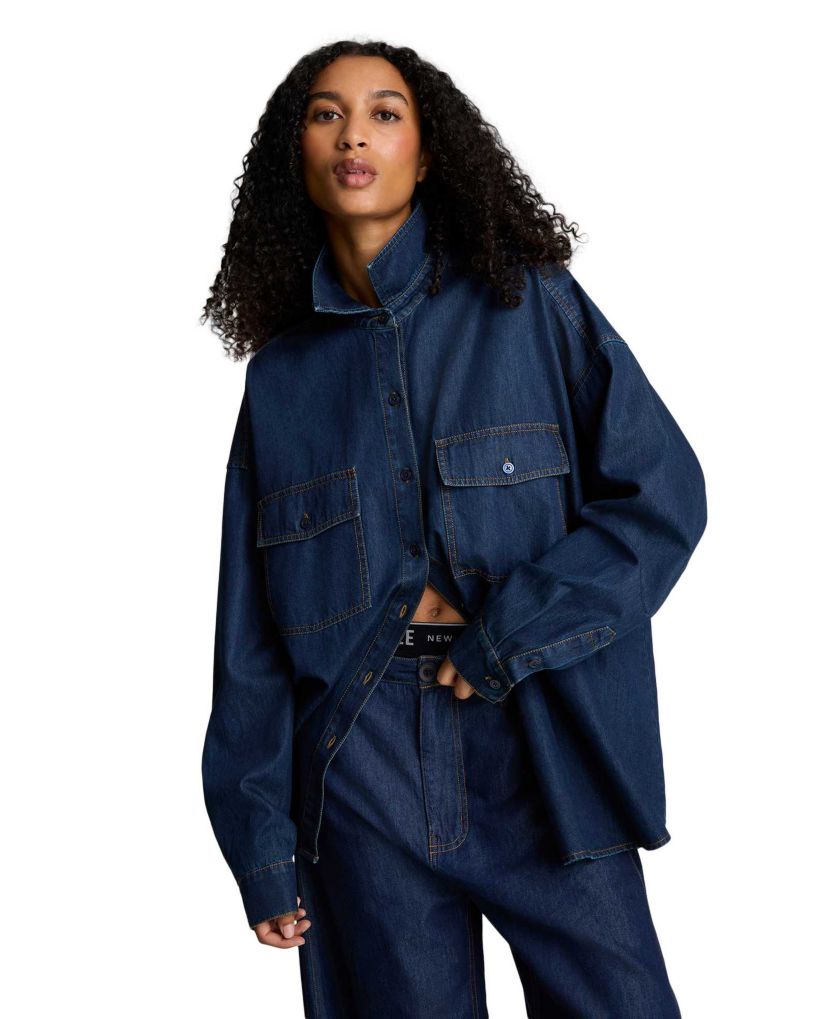 Denim Oversized Shirt