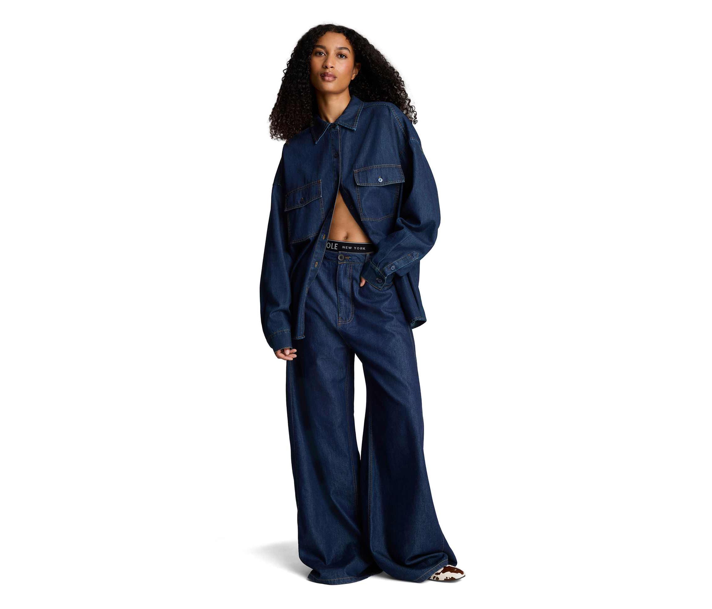 Denim Oversized Shirt
