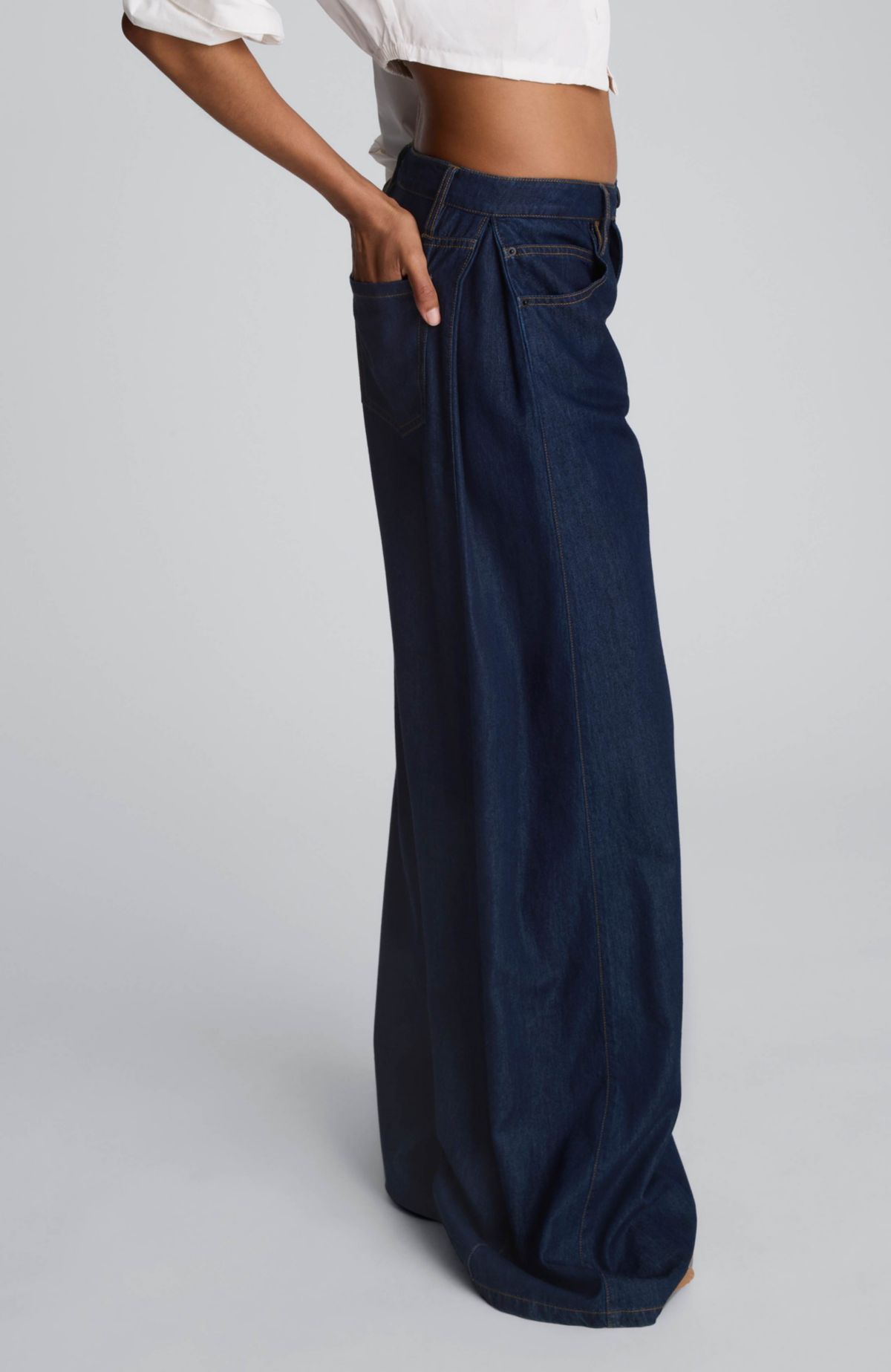 Denim Baggy Wide Leg
