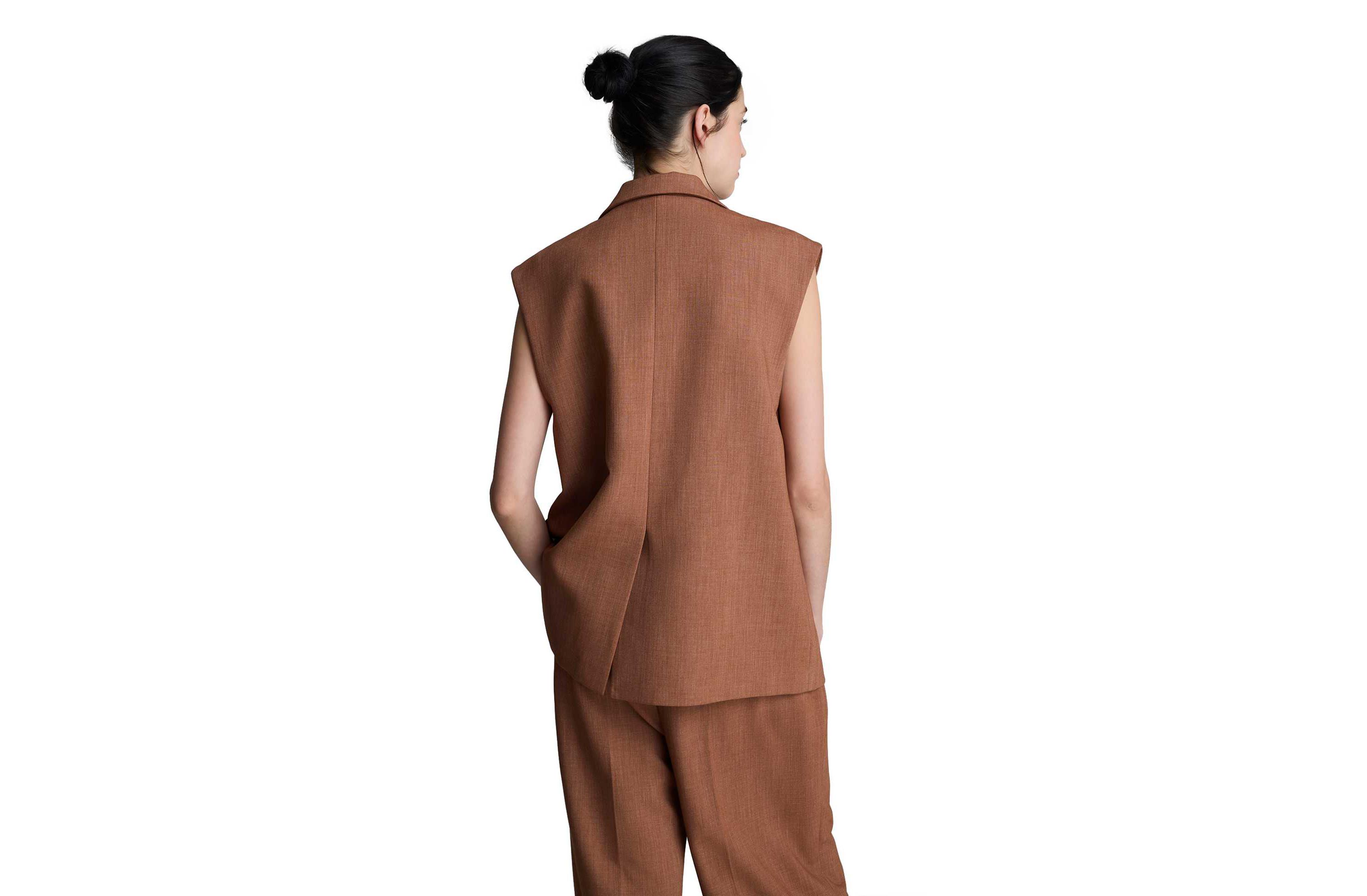 Belted Oversized Vest