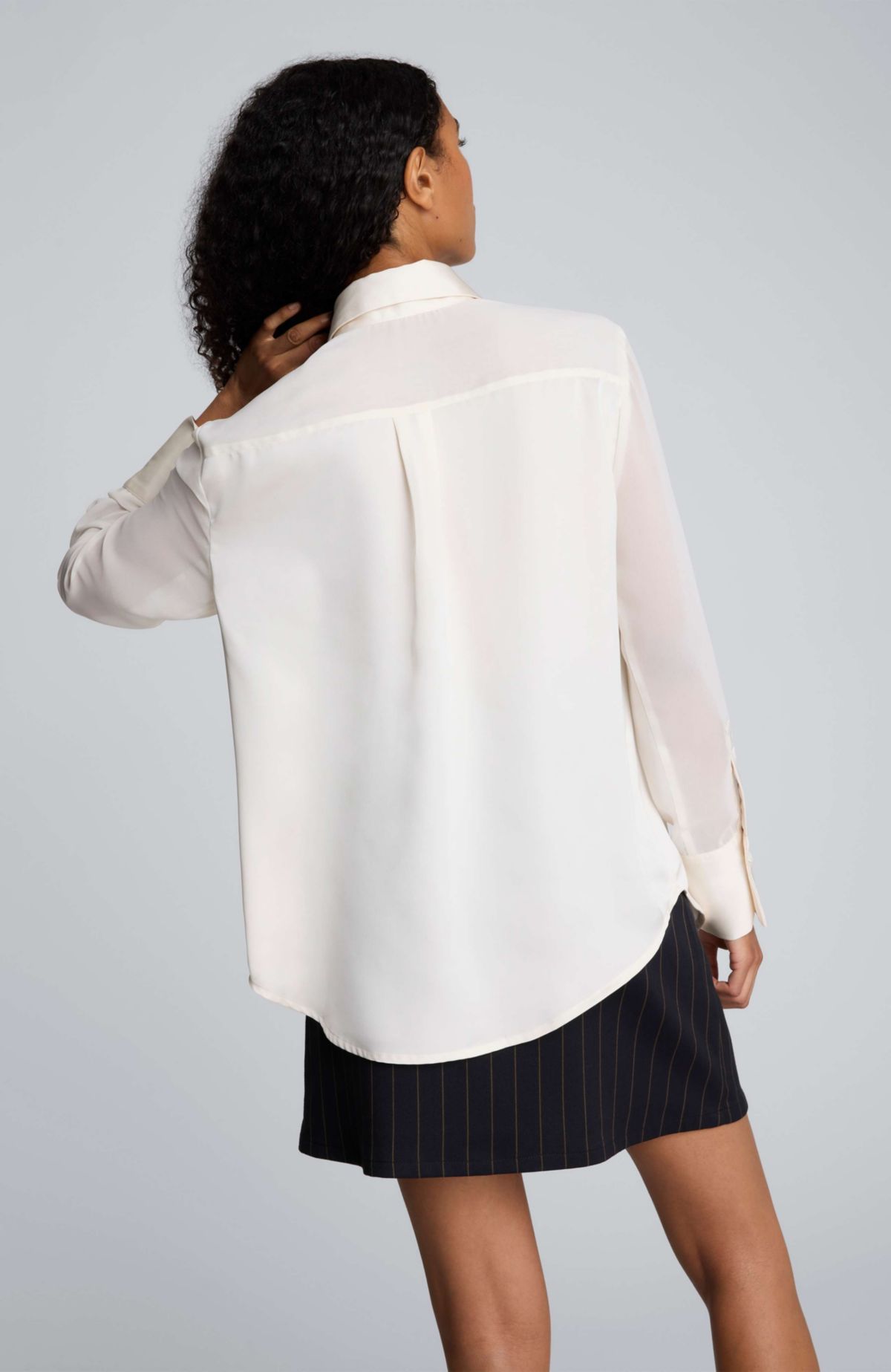 Collared Button Front Shirt