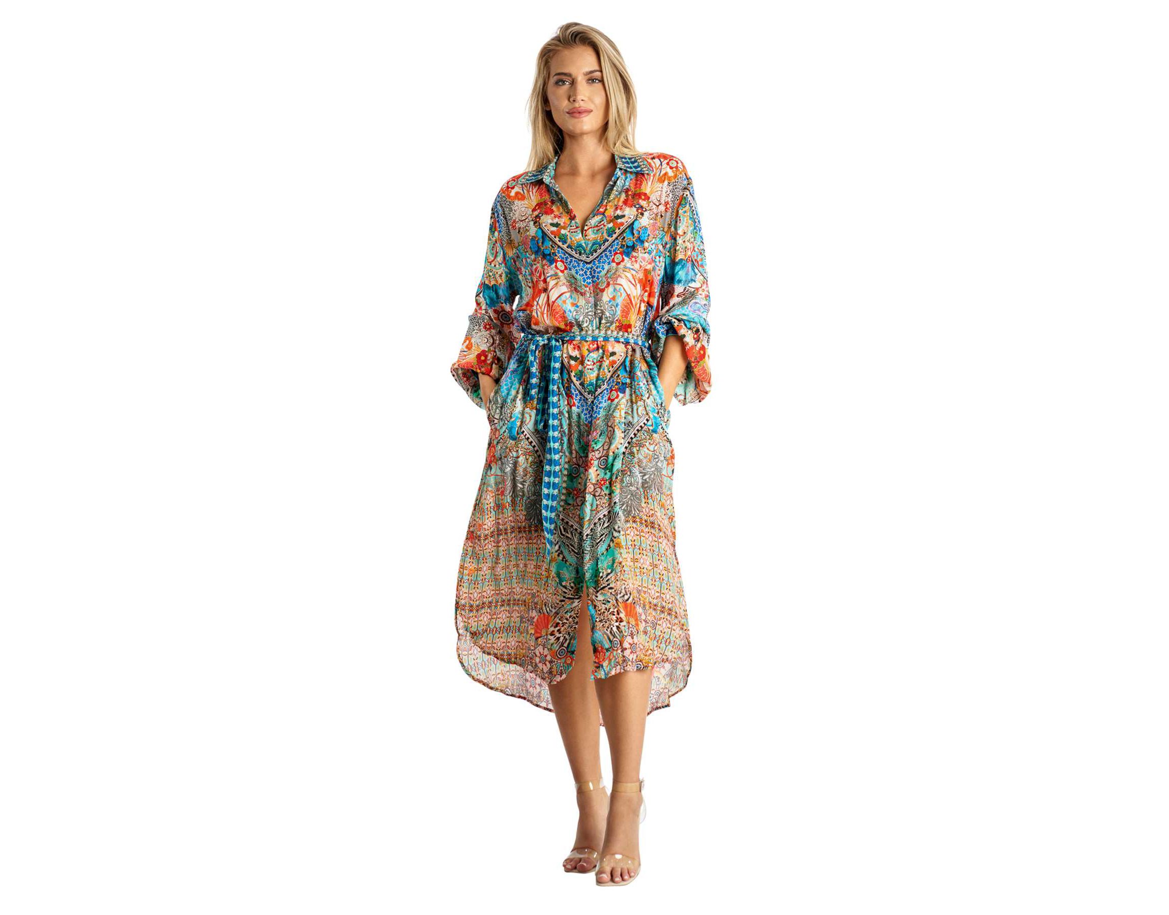 Overshirt Dress with pockets