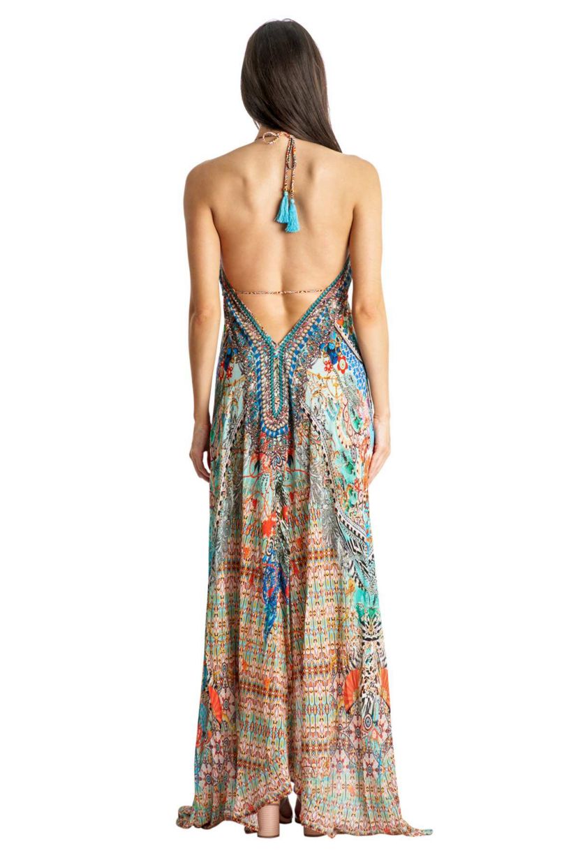 Maxi Halterneck Dress