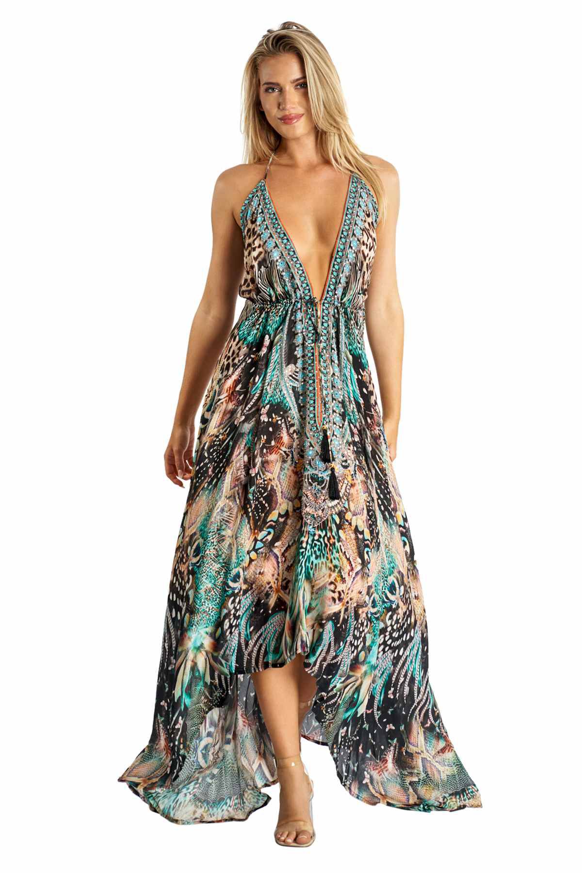 Halterneck Maxi Dress