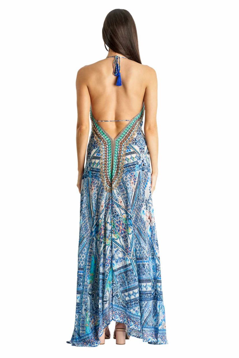 Maxi Halterneck Dress