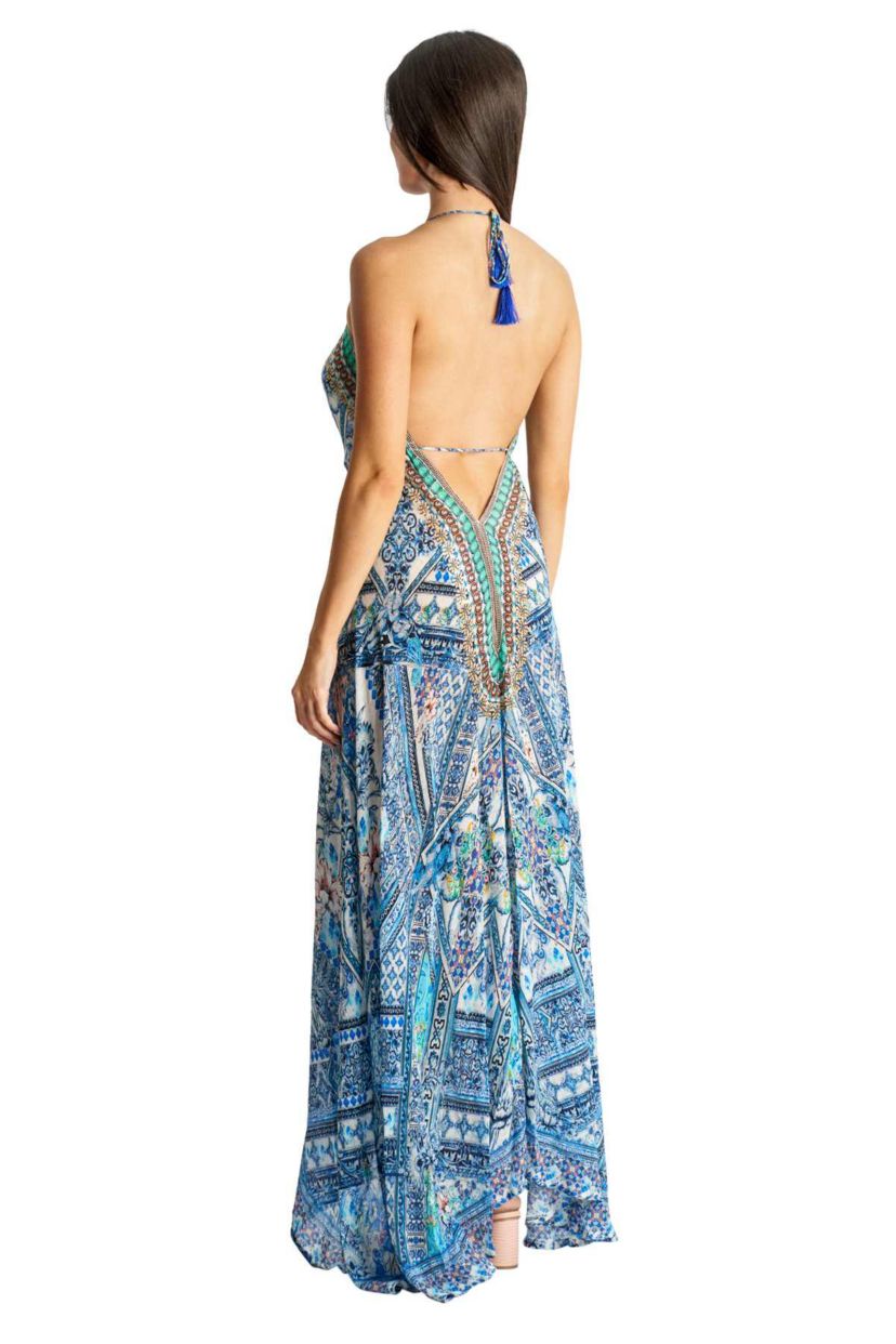 Maxi Halterneck Dress