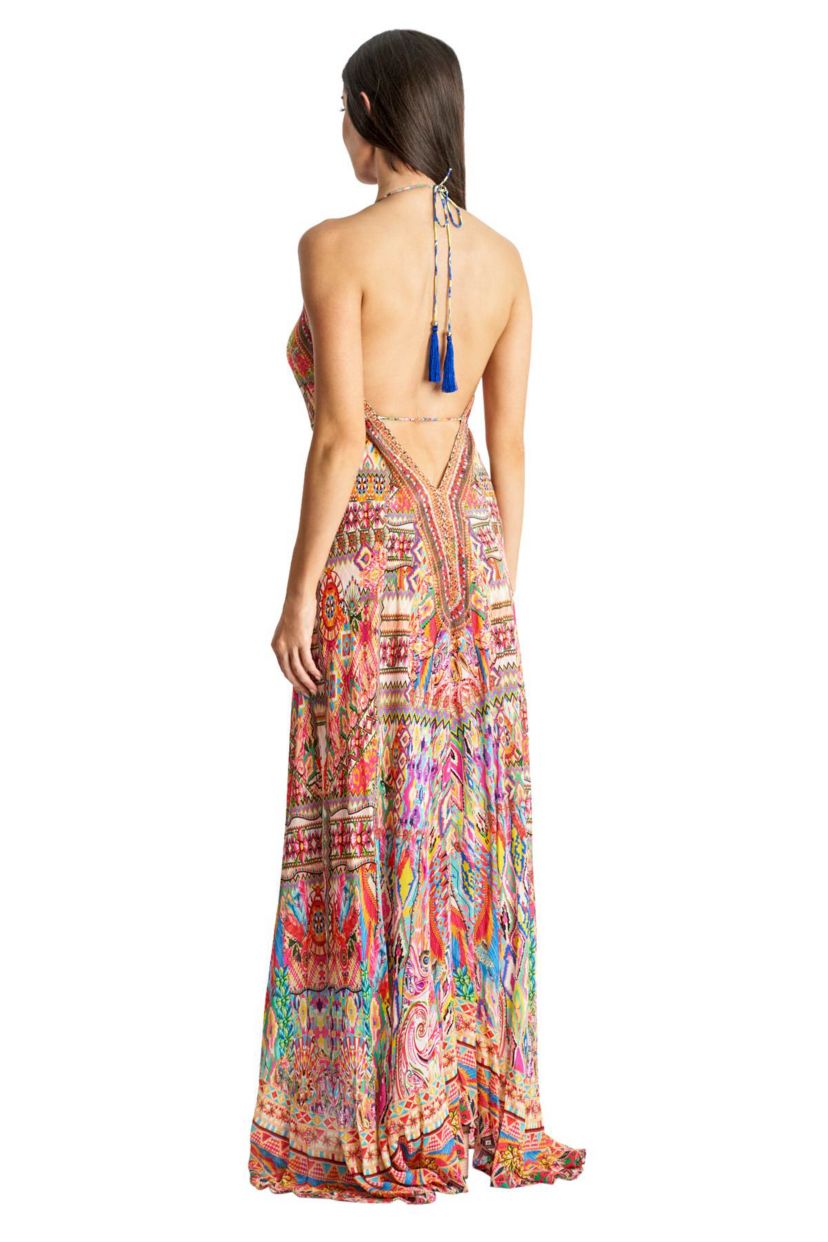 Maxi Halterneck Dress