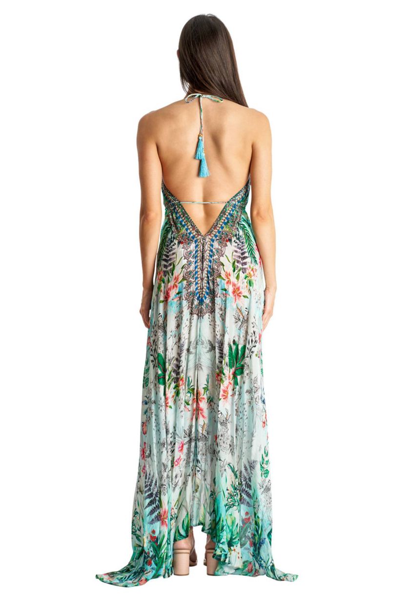Maxi Halterneck Dress