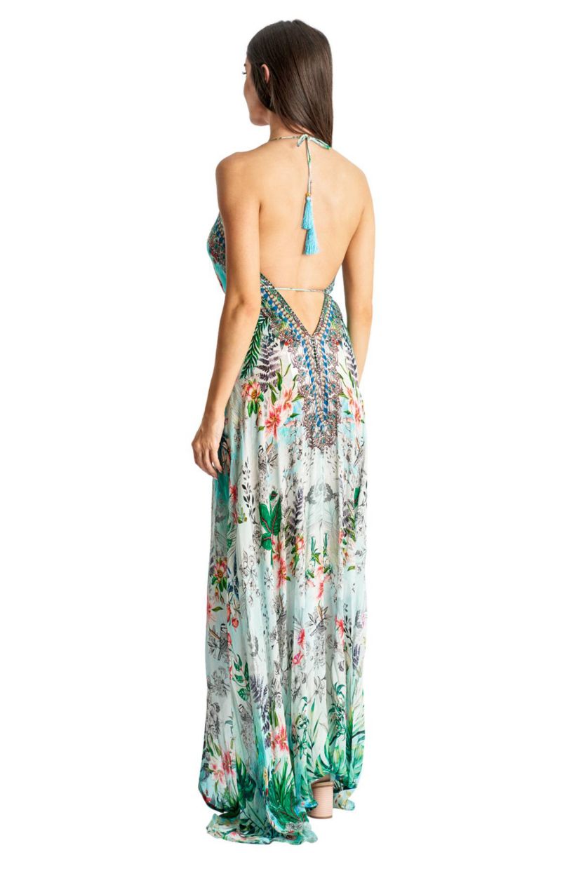 Maxi Halterneck Dress
