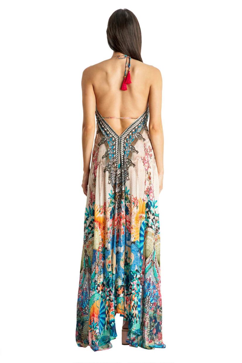 Maxi Halterneck Dress