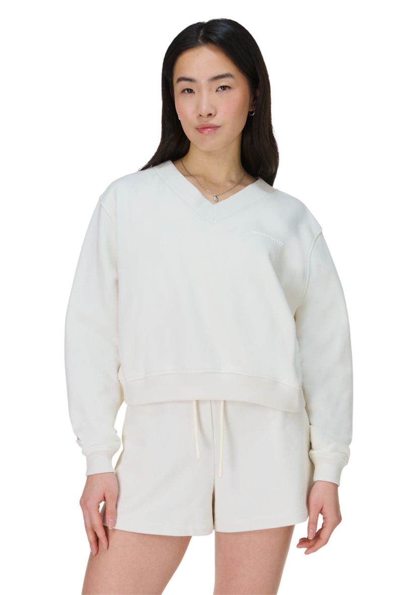 Revive Crop V-Neck  Pullover